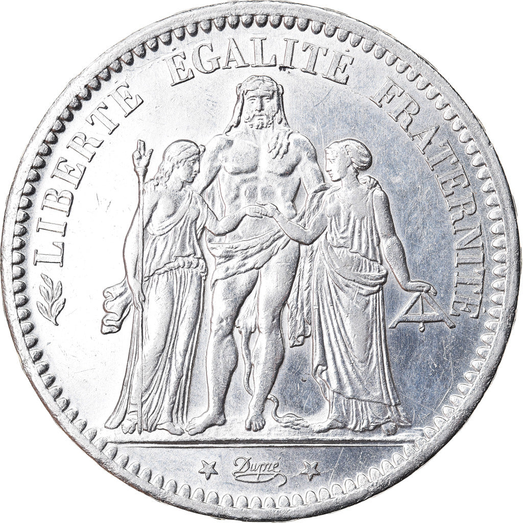 Coin, France, Hercule, 5 Francs, 1873, Paris, MS(60-62), Silver, KM:820.1