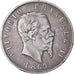 Moneta, Italia, Vittorio Emanuele II, 5 Lire, 1869, Milan, BB, Argento, KM:8.3