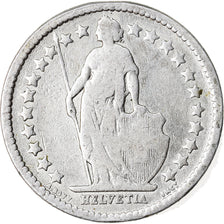 Coin, Switzerland, 1/2 Franc, 1879, Bern, VF(20-25), Silver, KM:23