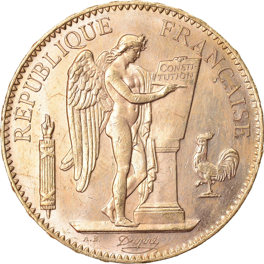 Münze, Frankreich, Génie, 100 Francs, 1901, Paris, SS+, Gold, KM:832