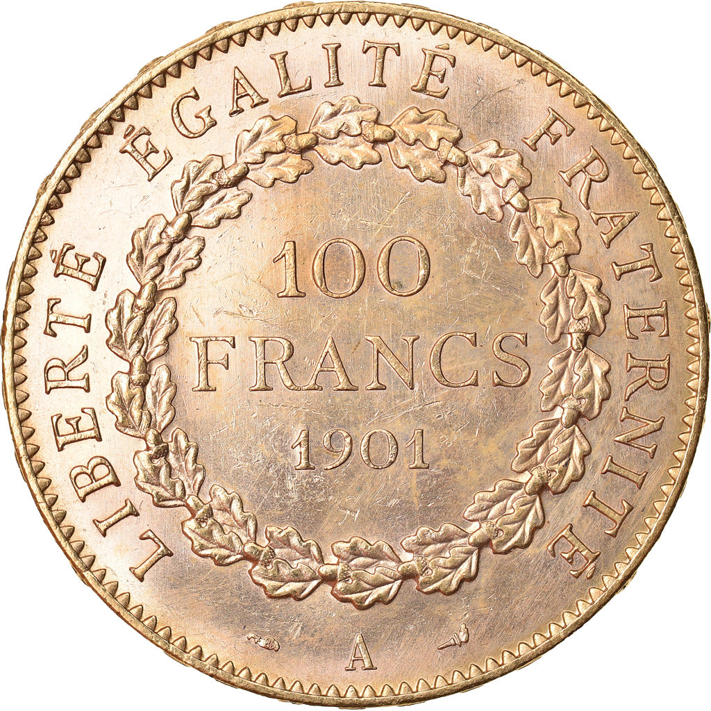 Münze, Frankreich, Génie, 100 Francs, 1901, Paris, SS+, Gold, KM:832