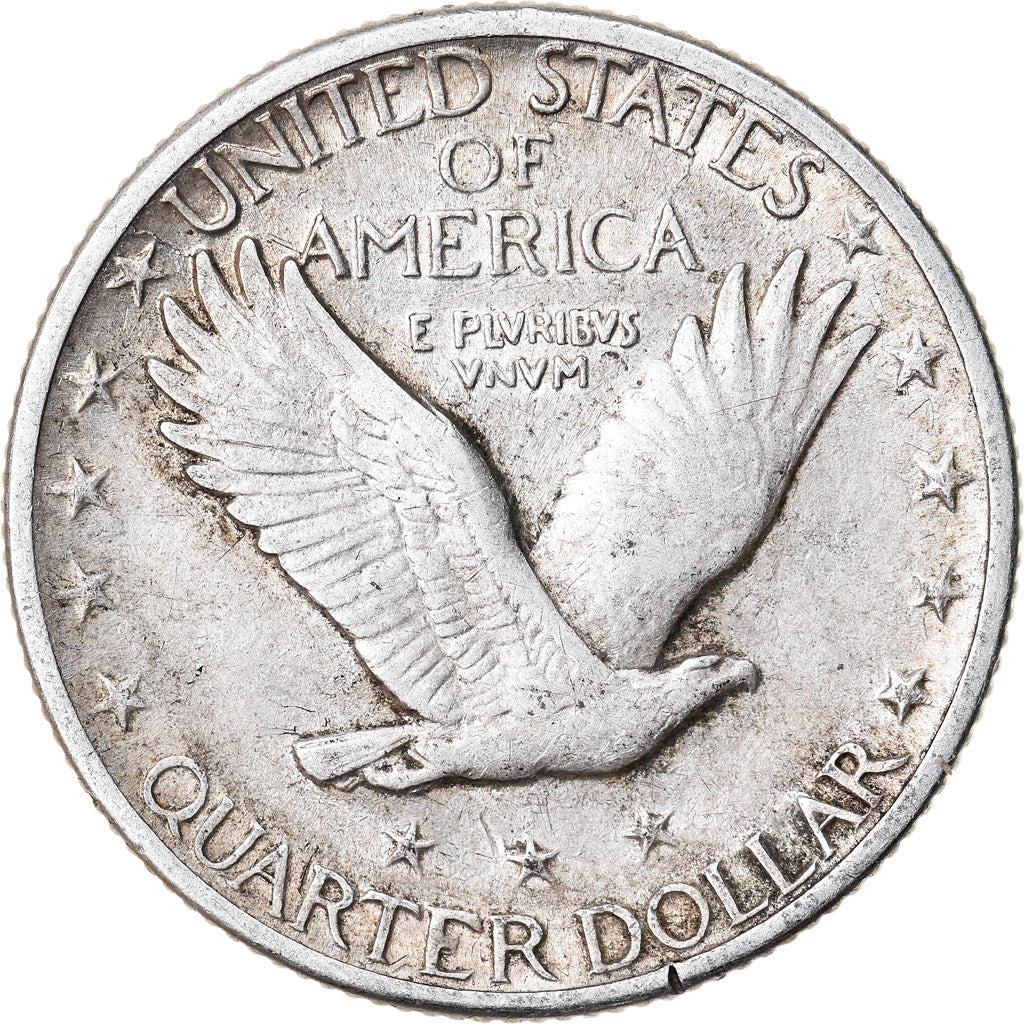 Coin, United States, Standing Liberty Quarter, Quarter, 1917, U.S. Mint, Denver