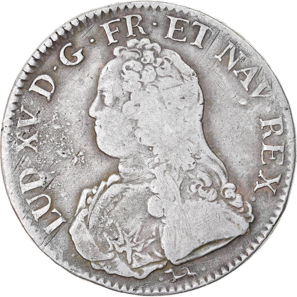 Coin, France, Louis XV, Écu aux branches d'olivier, Ecu, 1739, Bayonne