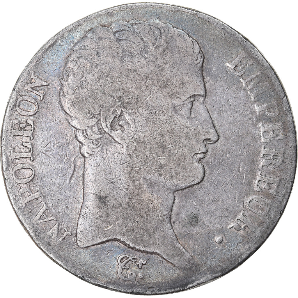 Munten, Frankrijk, Napoléon I, 5 Francs, AN 13, Paris, FR, Zilver, KM:662.1