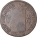 Monnaie, France, Sol aux balances françoise, 1793, Bayonne, B+, Bronze