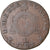 Coin, France, Sol aux balances françoise, 1793, Bayonne, F(12-15), Bronze