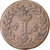 Moneta, Francia, Louis XVIII, Decime, 1815, Strasbourg, MB+, Bronzo, KM:701