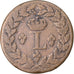 Moeda, França, Louis XVIII, Decime, 1815, Strasbourg, VF(30-35), Bronze