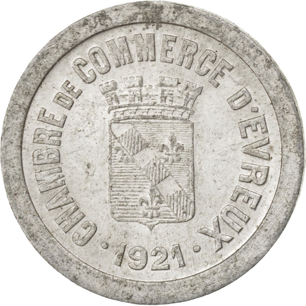 France, 5 Centimes, 1921, EF(40-45), Aluminium, Elie #10.1, 0.89
