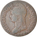 Münze, Frankreich, 5 Centimes, 1800, Paris (A/R), S, Bronze, Gadoury:126a