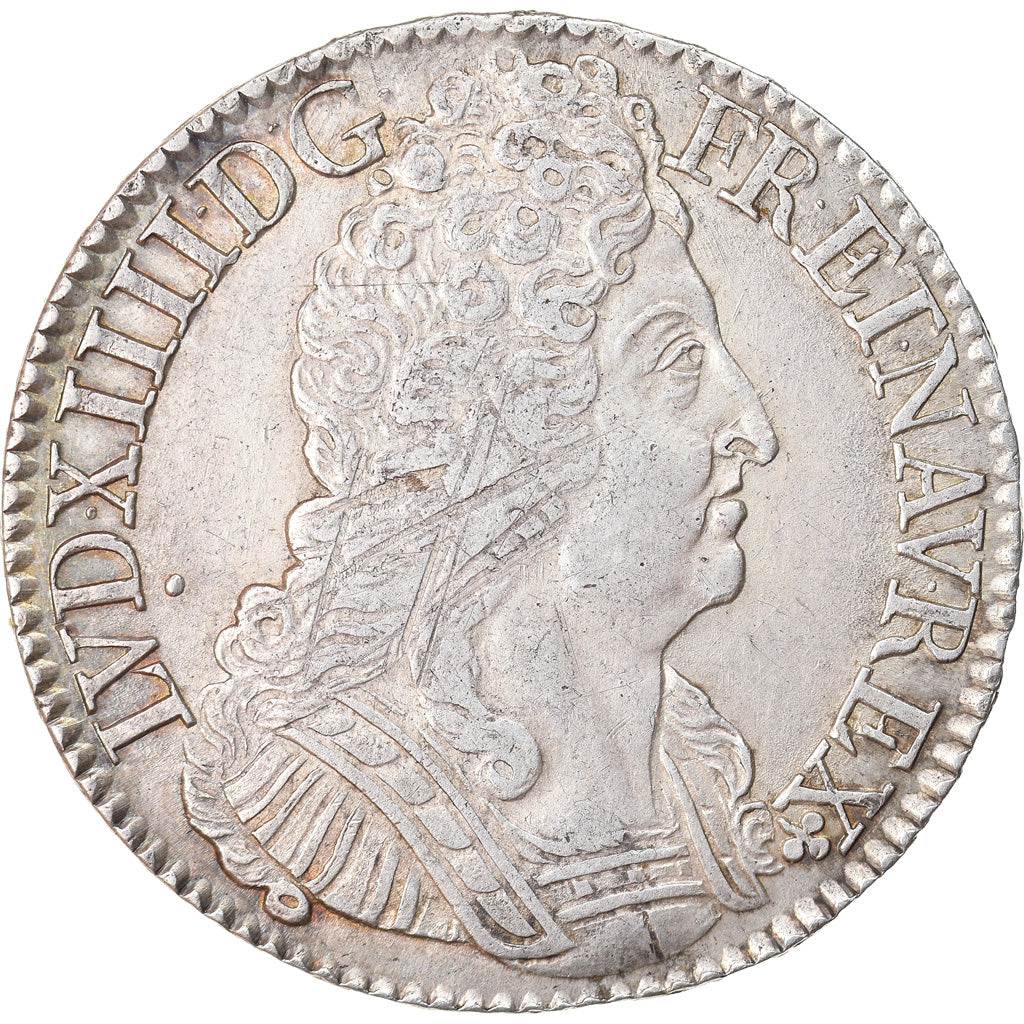 Moneta, Francja, Louis XIV, Écu aux 3 couronnes, Ecu, 1715, Paris, EF(40-45)