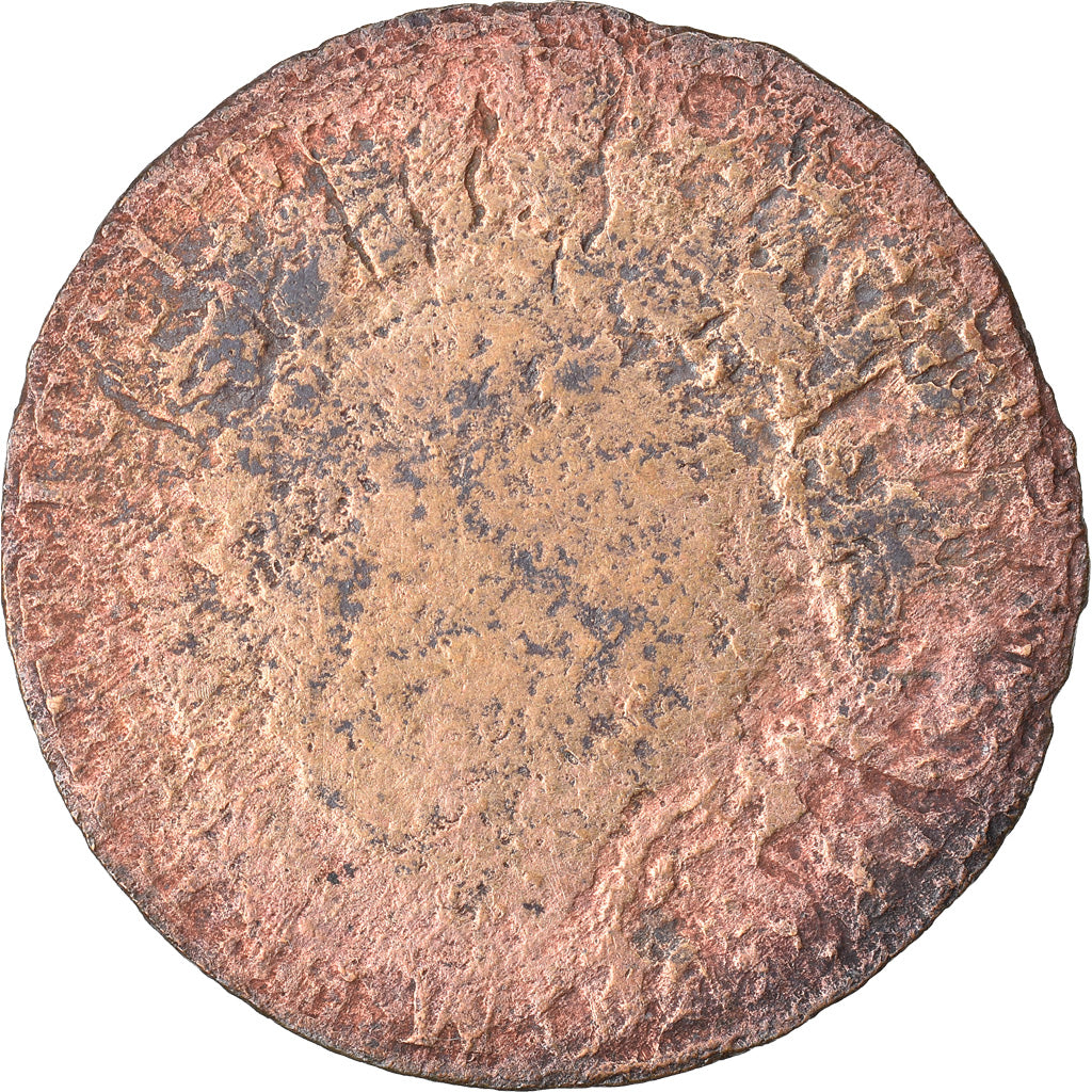 Moneda, Colonia general, Sol, BC+, Vellón, Lecompte:278a