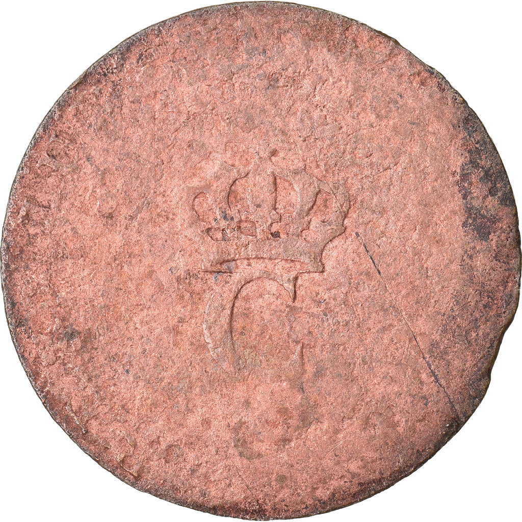 Moneda, Colonia general, Sol, BC+, Vellón, Lecompte:278a