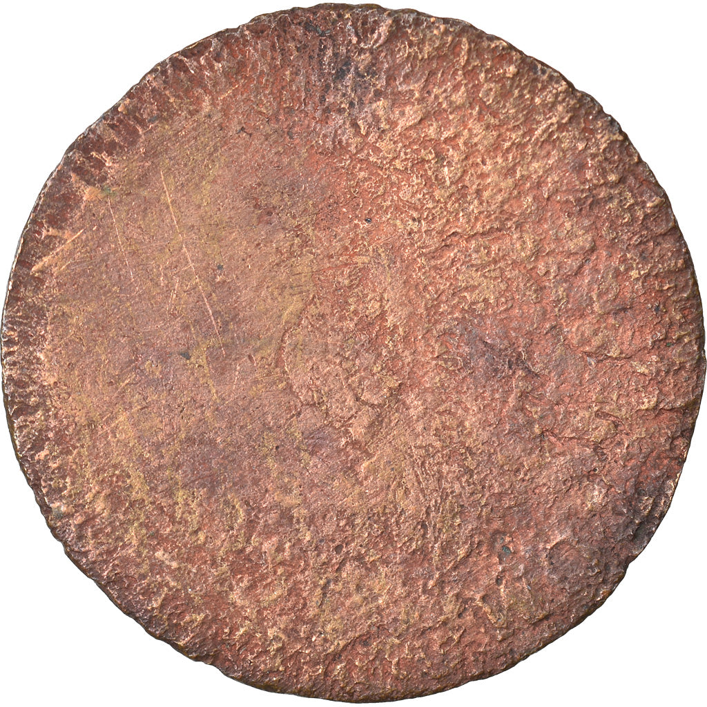 Moneda, Colonia general, Sol, BC+, Vellón, Lecompte:278a