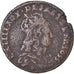 Monnaie, France, Louis XIV, Liard de France au buste juvénile, deuxième type