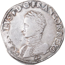 Moneta, Francia, Teston, 1562, Bayonne, MB+, Argento, Sombart:4610
