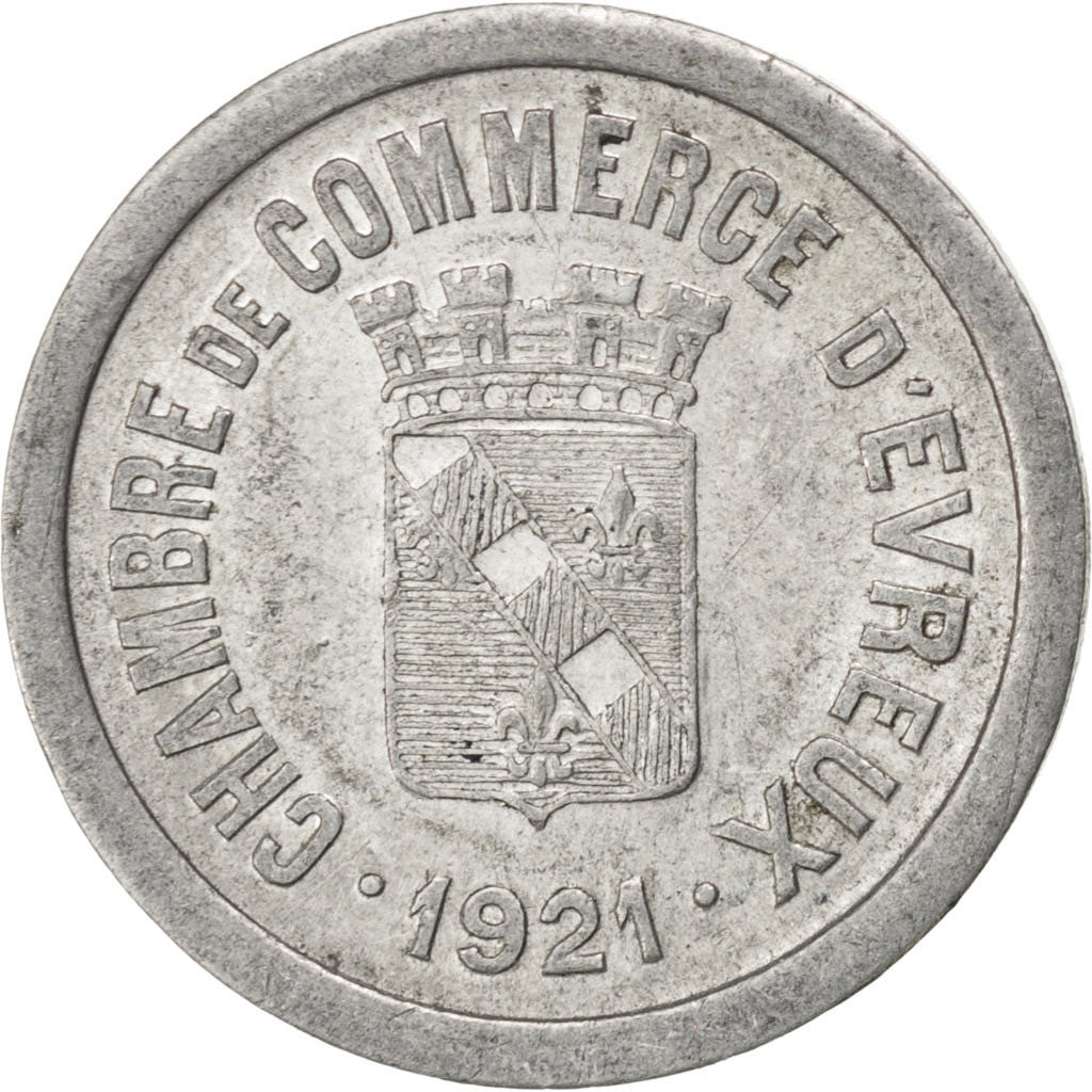 France, 10 Centimes, 1921, EF(40-45), Aluminium, Elie #10.2, 1.27