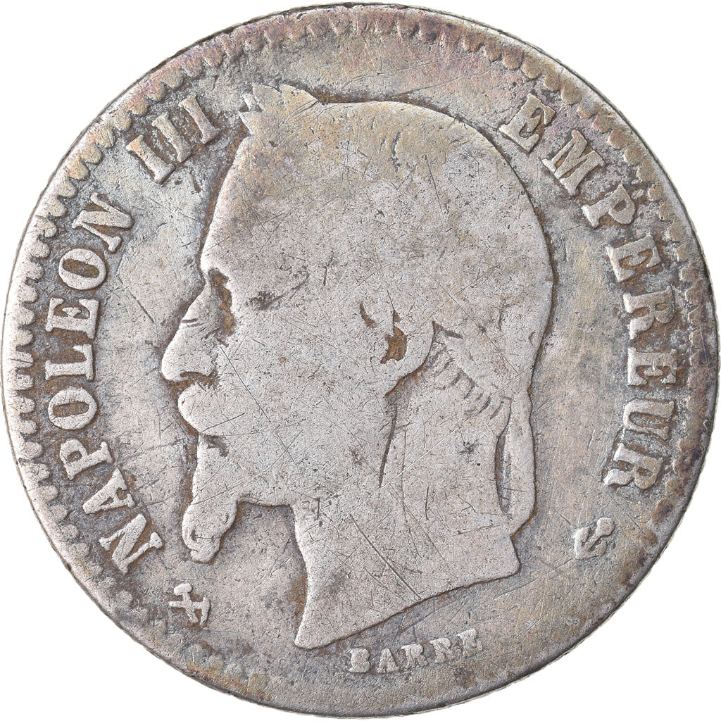 Münze, Frankreich, Napoleon III, Napoléon III, 50 Centimes, 1866, Bordeaux, S
