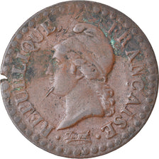 Münze, Frankreich, Dupré, Centime, AN 6, Paris, S+, Bronze, KM:646, Gadoury:76