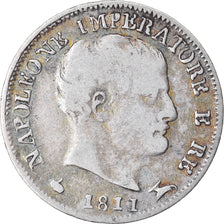 Coin, Italy, 5 Soldi, 1811, Milan, EF(40-45), Silver, KM:c.5.1