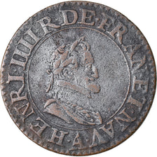Munten, Frankrijk, Double Tournois, 1608, Paris, ZF, Koper, CGKL:222