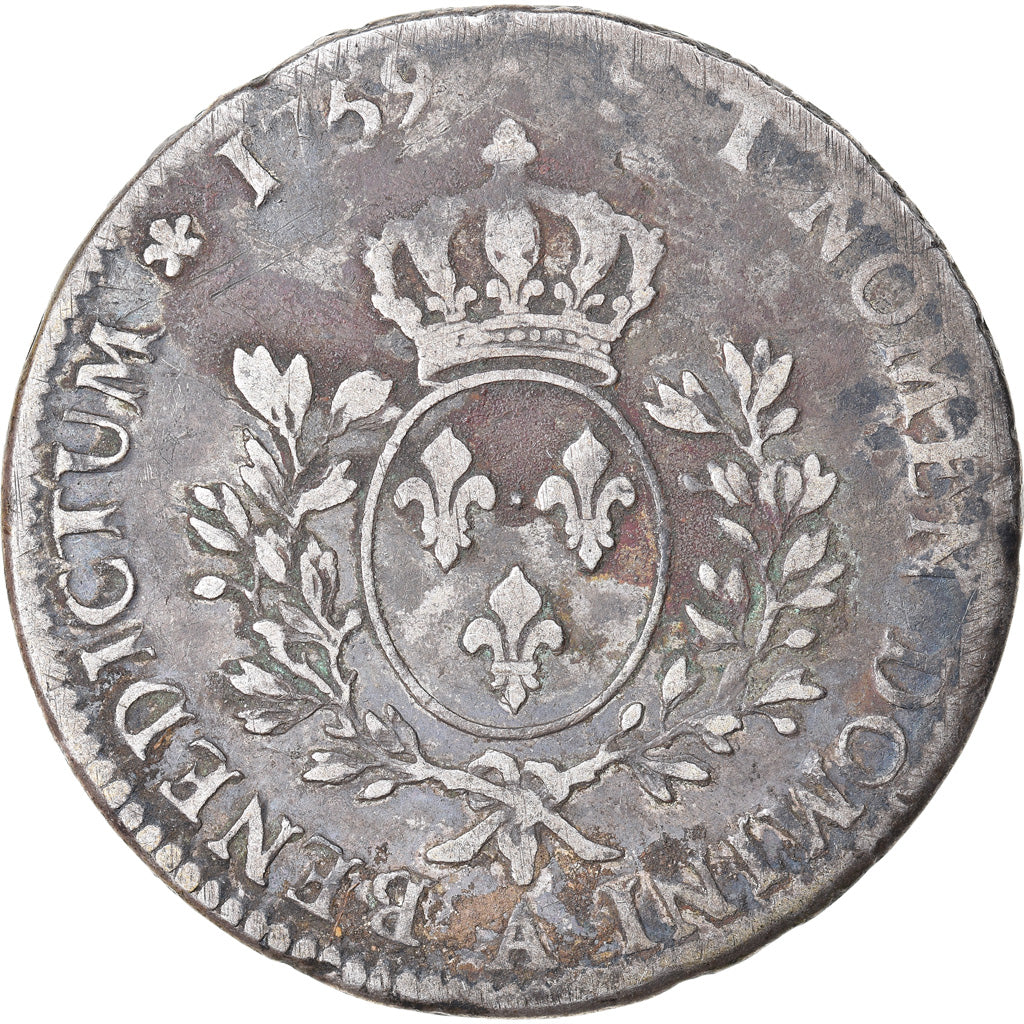 Monnaie, France, Louis XV, Écu au bandeau, Ecu, 1759, Paris, TB, Argent