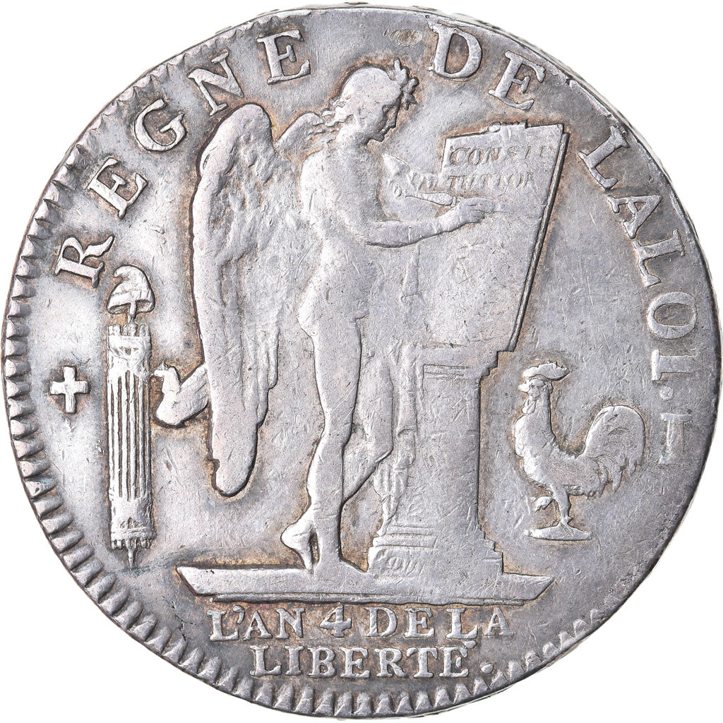 Münze, Frankreich, Ecu, 1792, Limoges, SS, Silber, Gadoury:55
