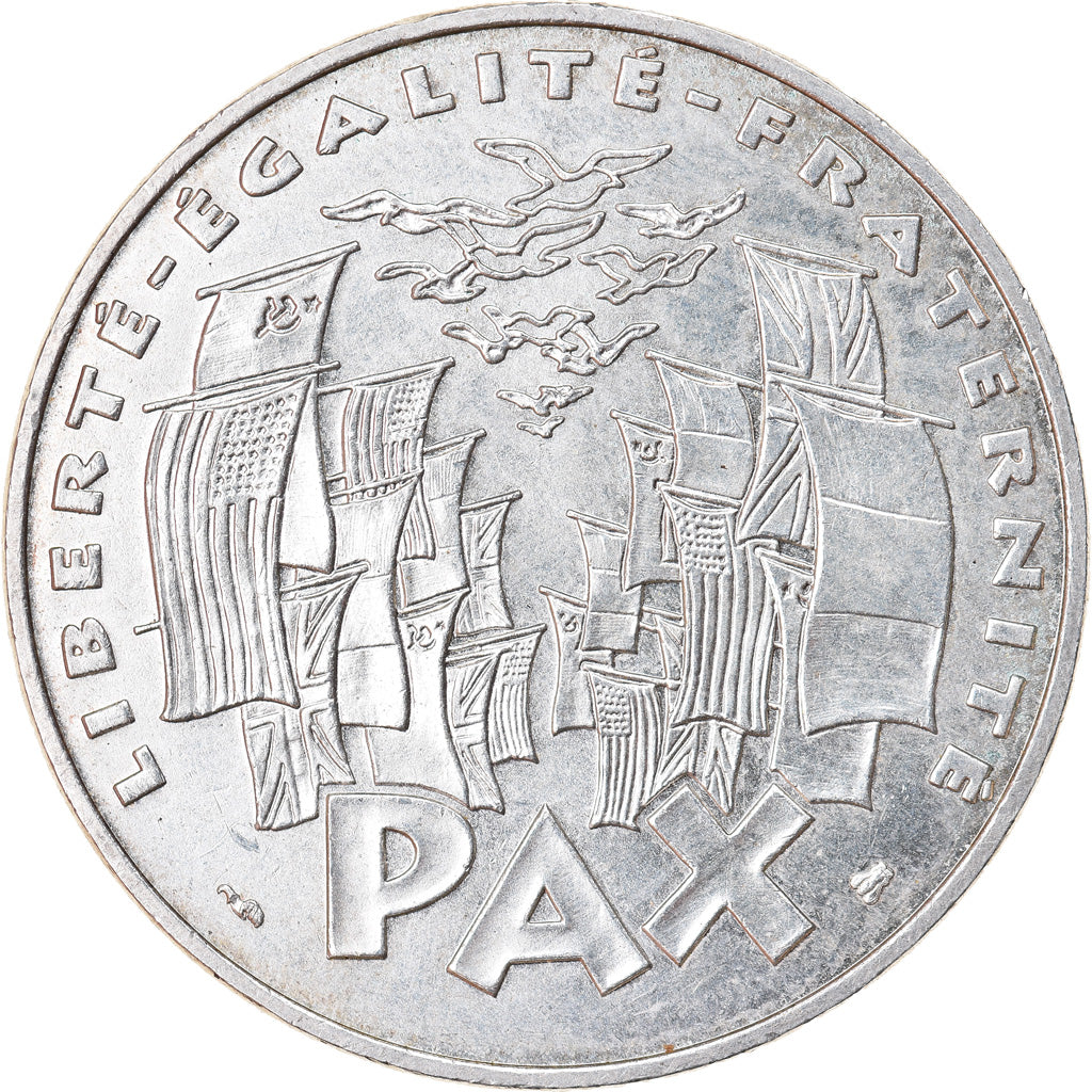 Moneta, Francja, 8 mai 1945, 100 Francs, 1995, AU(55-58), Srebro, KM:1116.1
