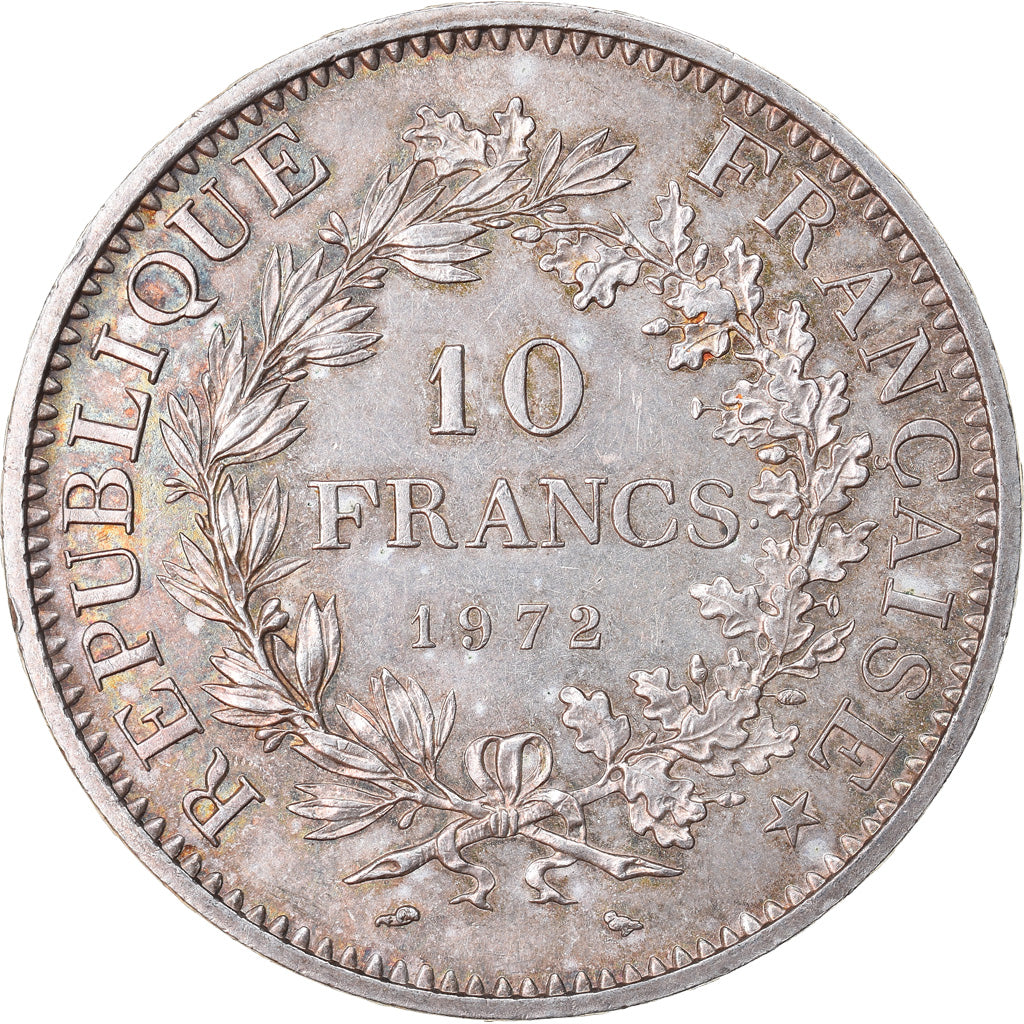 Coin, France, Hercule, 10 Francs, 1972, Paris, MS(60-62), Silver, KM:932