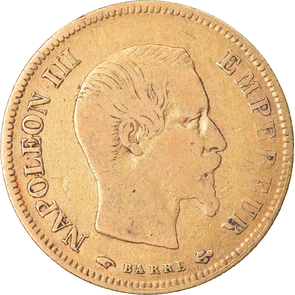 Munten, Frankrijk, Napoleon III, Napoléon III, 10 Francs, 1856, Paris, FR+