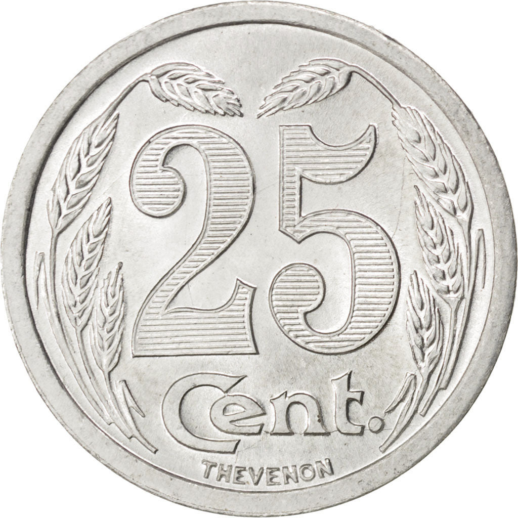 Coin, France, 25 Centimes, 1921, MS(60-62), Aluminium, Elie:10.3