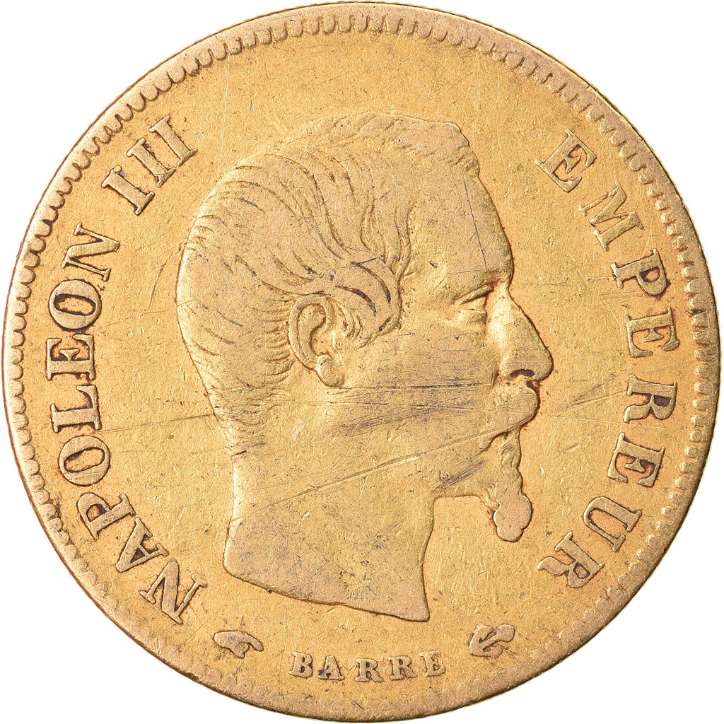 Moeda, França, Napoleon III, Napoléon III, 10 Francs, 1857, Paris, VF(30-35)