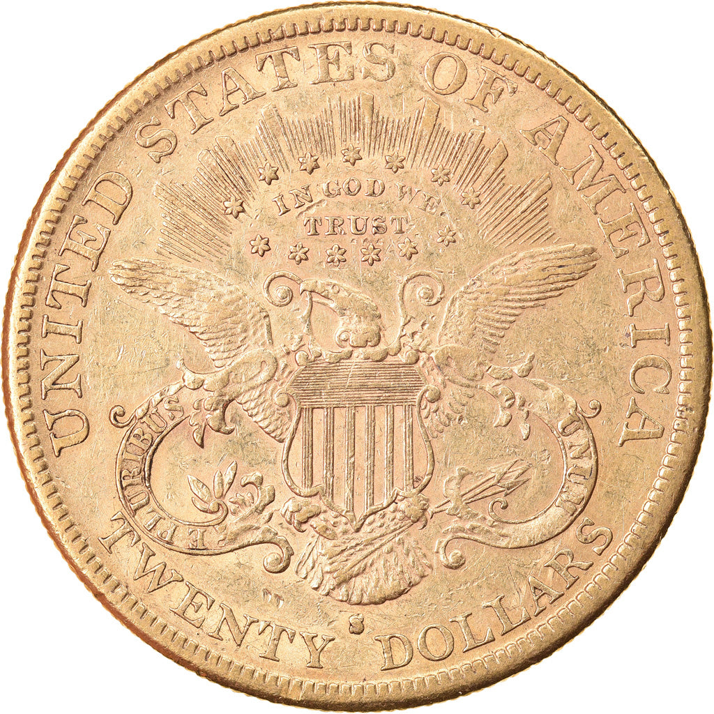 Coin, United States, Liberty Head, $20, Double Eagle, 1883, U.S. Mint, San