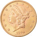 Moneda, Estados Unidos, Liberty Head, $20, Double Eagle, 1890, U.S. Mint