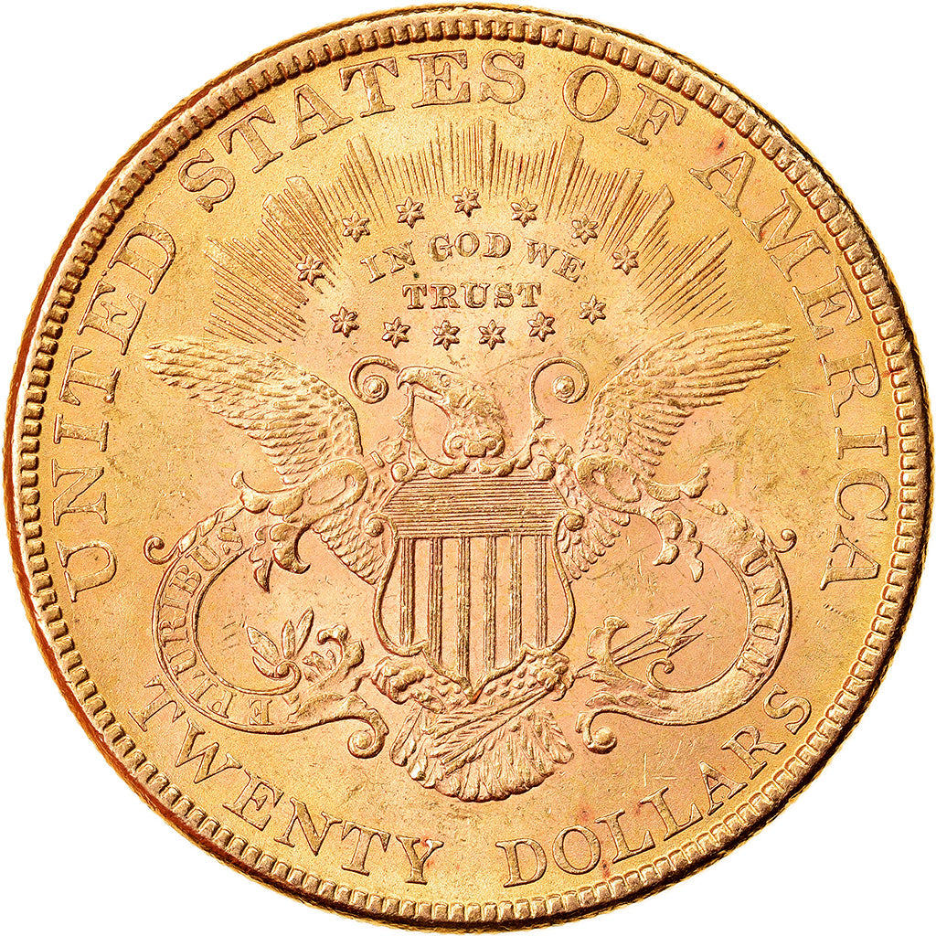 Moneda, Estados Unidos, Liberty Head, $20, Double Eagle, 1890, U.S. Mint