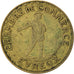 Moneda, Francia, 1 Franc, 1922, MBC, Latón, Elie:10.4