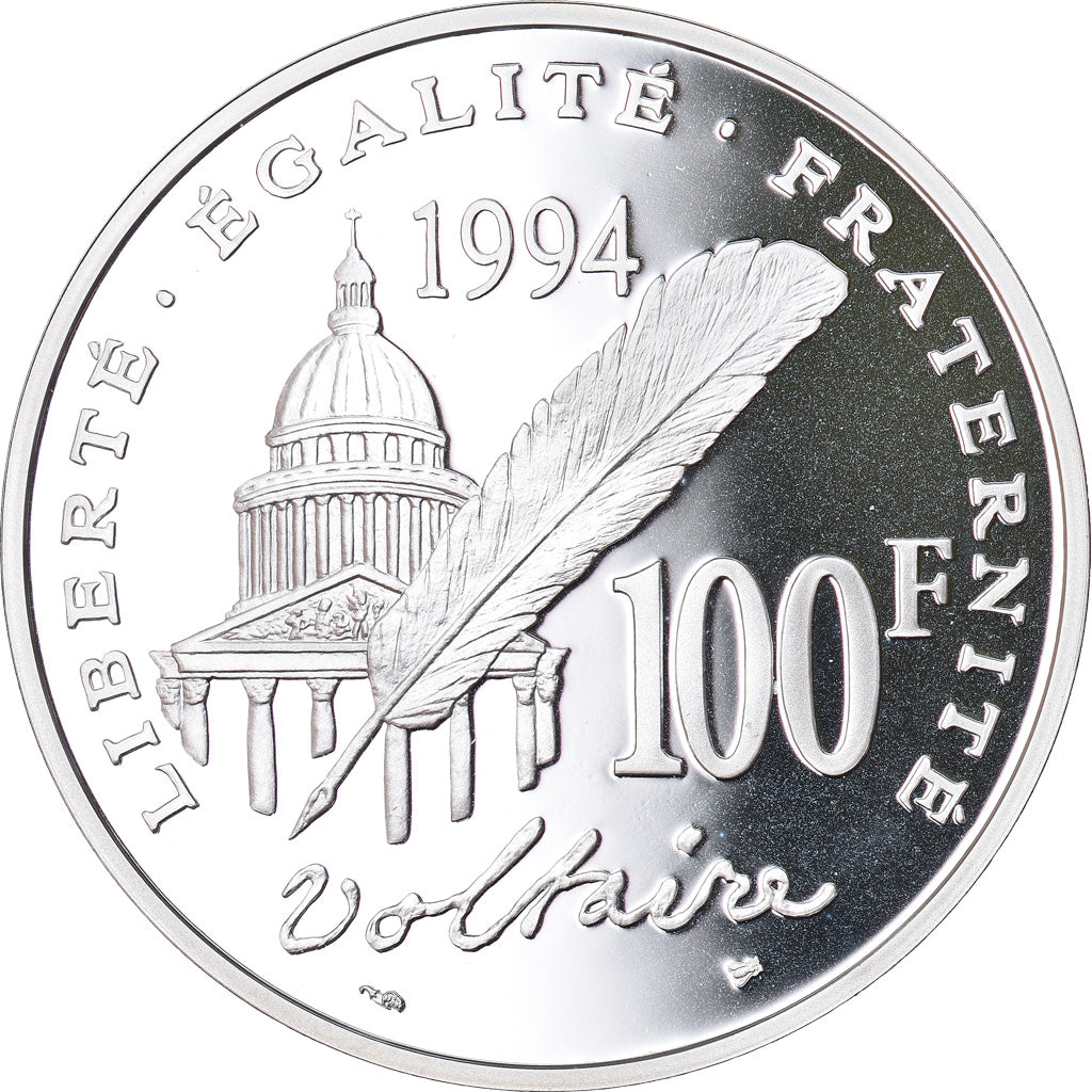 Coin, France, 100 Francs, 1994, Proof, MS(65-70), Silver, KM:1182, Gadoury:694