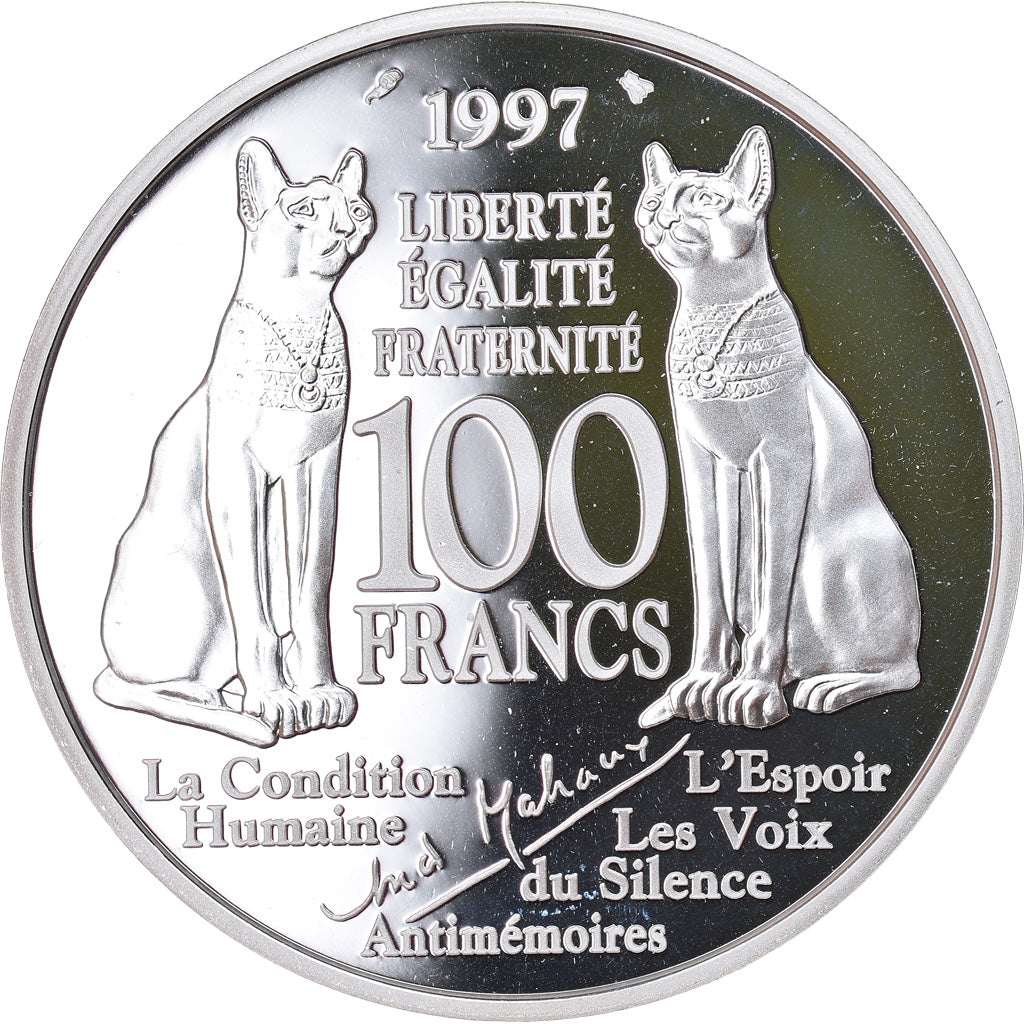 Coin, France, 100 Francs, 1997, Paris, Proof, MS(65-70), Silver, KM:1952