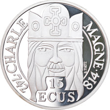 Coin, France, 100 Francs-15 Ecus, 1990, Paris, Proof, MS(65-70), Silver, KM:989