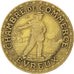 France, 1 Franc, 1922, EF(40-45), Brass, Elie #10.4, 4.42
