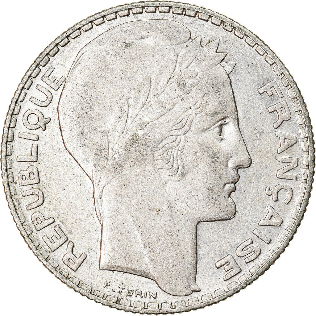 Monnaie, France, Turin, 10 Francs, 1938, Paris, TTB, Argent, Gadoury:801, KM:878
