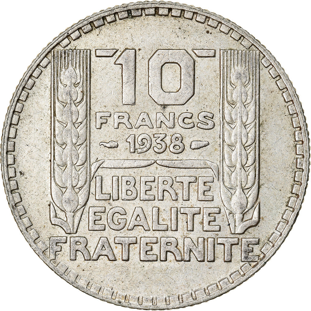 Monnaie, France, Turin, 10 Francs, 1938, Paris, TTB, Argent, Gadoury:801, KM:878