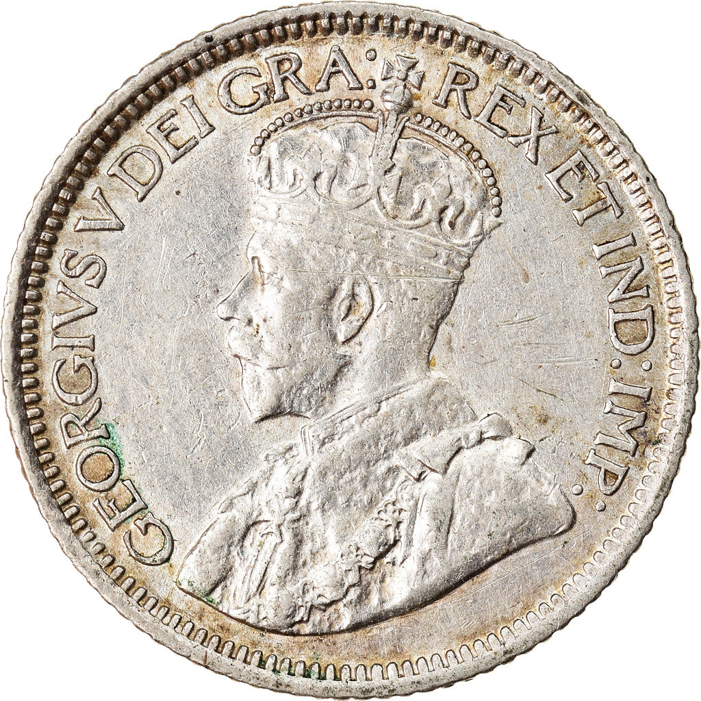 Coin, Canada, George V, 10 Cents, 1918, Royal Canadian Mint, Ottawa, AU(55-58)
