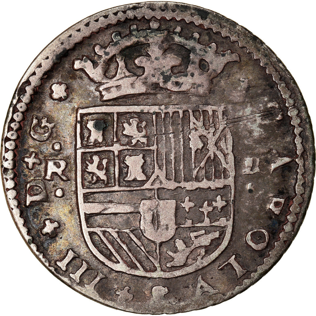 Coin, Spain, Charles III, 2 Reales, 1711, Barcelona, EF(40-45), Silver, KM:PT5