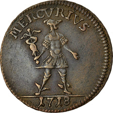 Coin, Sweden, Carl XII, Daler, 1718, AU(50-53), Copper, KM:361
