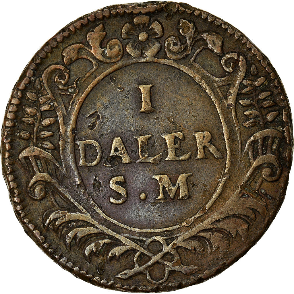 Coin, Sweden, Carl XII, Daler, 1718, VF(30-35), Copper, KM:358