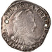 Moneta, Francja, Henri III, Teston, 1576, Bayonne, VF(30-35), Srebro