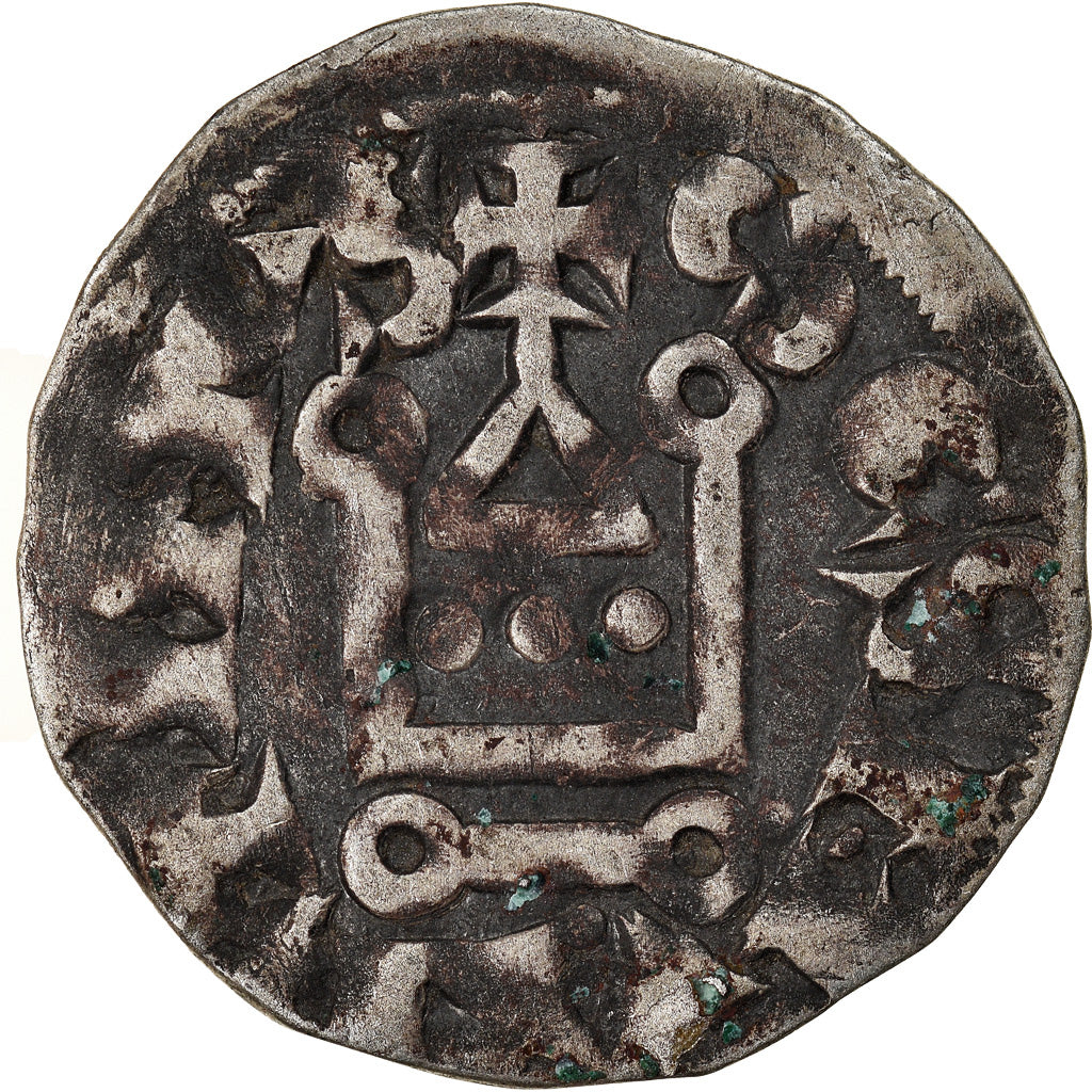 Coin, France, Touraine, Denarius, Saint-Martin de Tours, VF(30-35), Silver