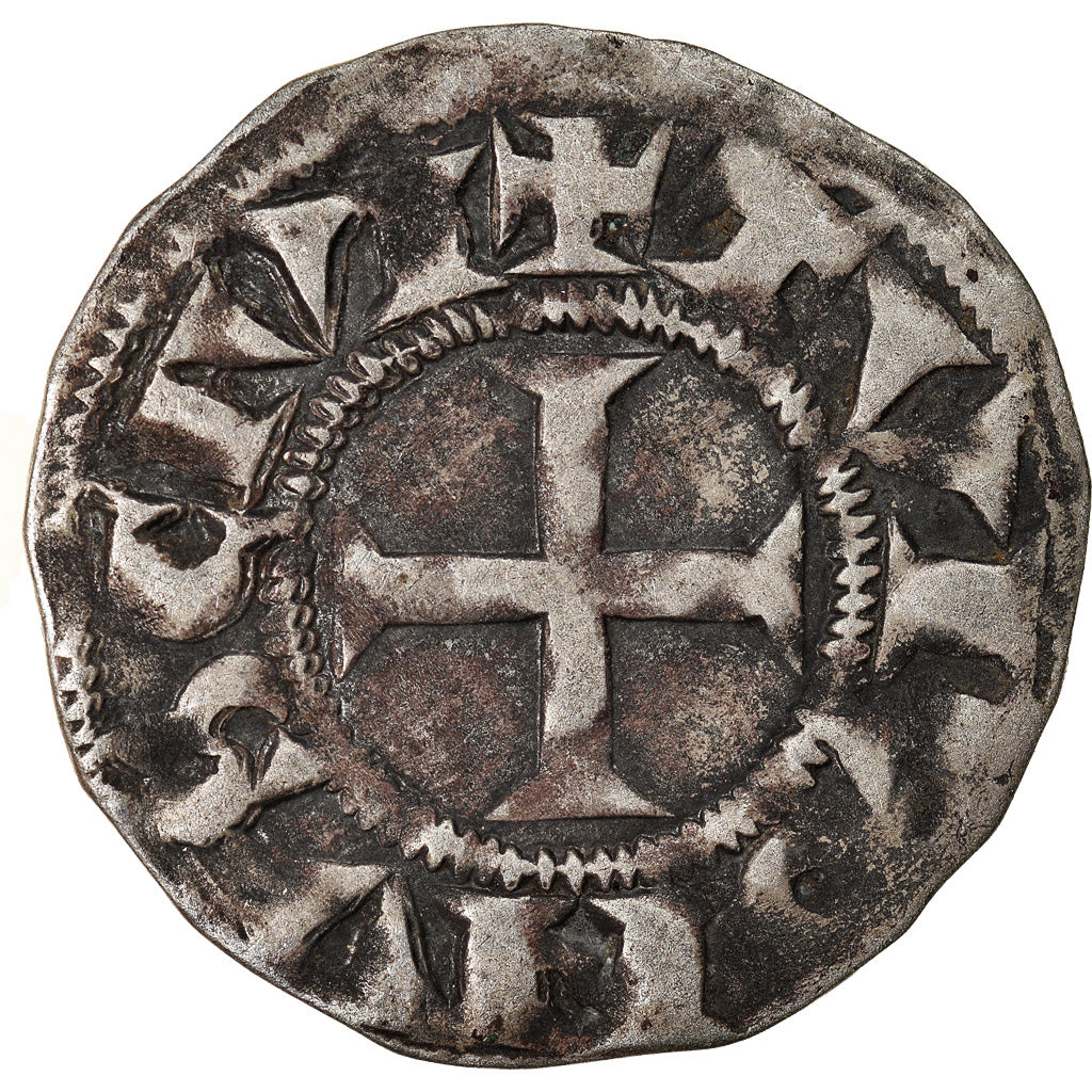 Coin, France, Touraine, Denarius, Saint-Martin de Tours, VF(30-35), Silver