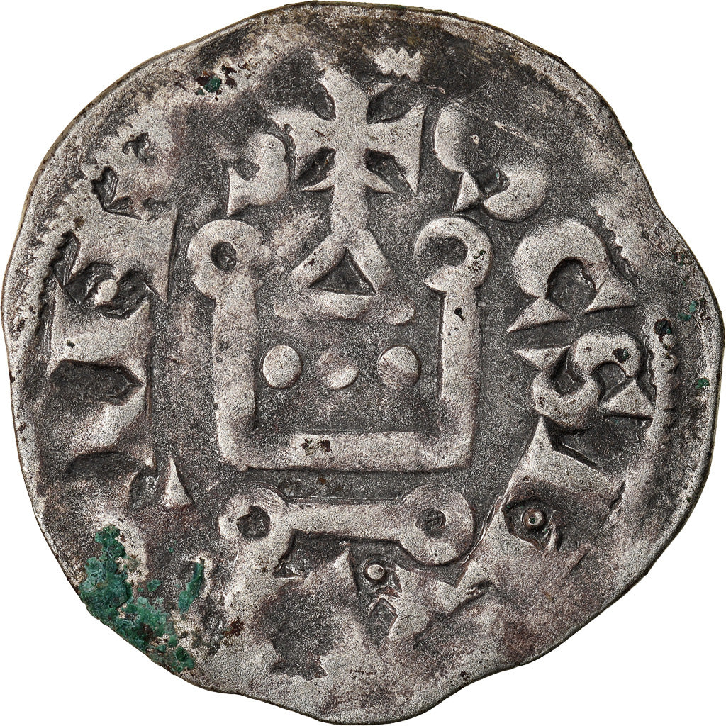 Coin, France, Touraine, Denarius, Saint-Martin de Tours, VF(30-35), Silver